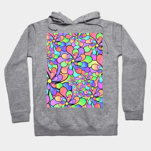 ABSTRACT Flowers Blooming - Flowers Art Hoodie by SartorisArt1